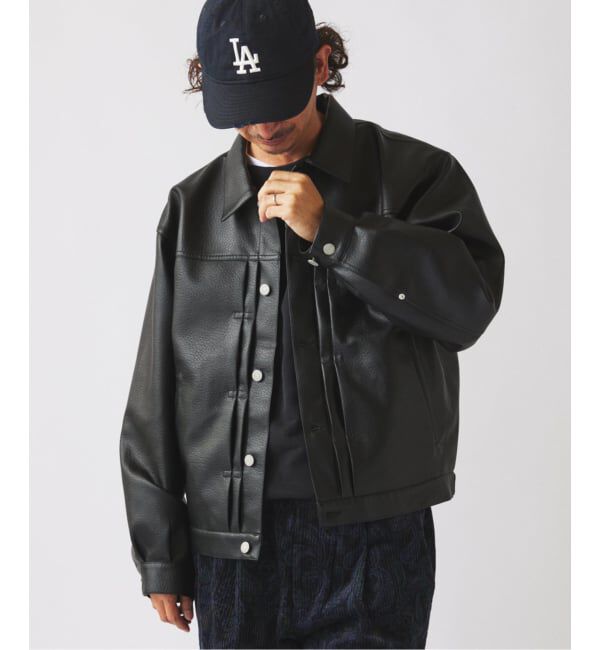 JOURNAL STANDARD relume「シンセティック レザー トラッカージャケット」|その他|