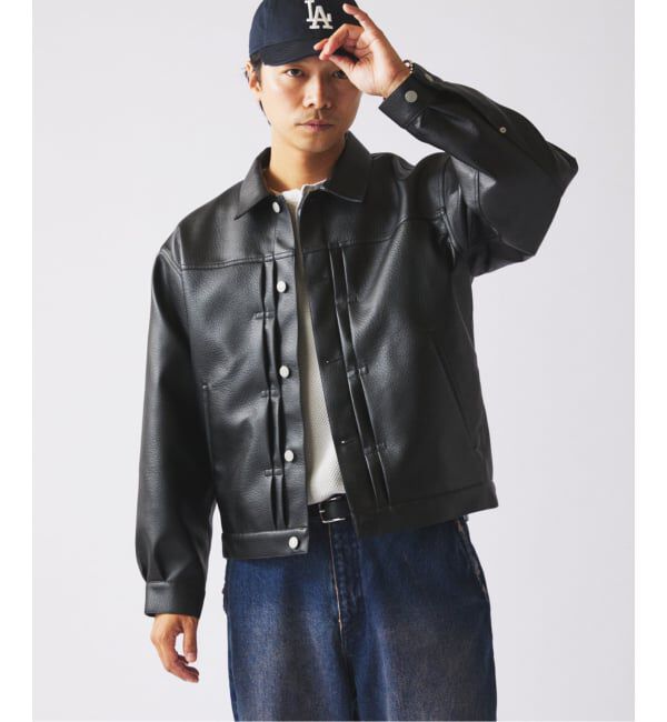 JOURNAL STANDARD relume「シンセティック レザー トラッカージャケット」|その他|