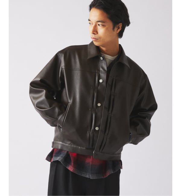 JOURNAL STANDARD relume「シンセティック レザー トラッカージャケット」|その他|