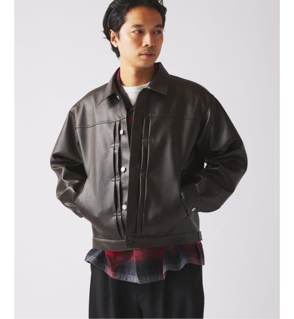 JOURNAL STANDARD relume「シンセティック レザー トラッカージャケット」|その他|