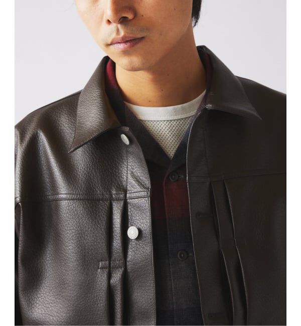 JOURNAL STANDARD relume「シンセティック レザー トラッカージャケット」|その他|