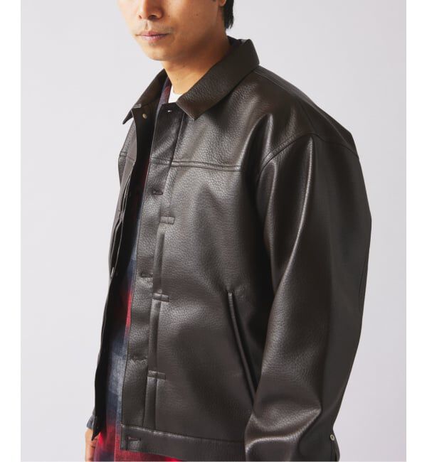 JOURNAL STANDARD relume「シンセティック レザー トラッカージャケット」|その他|