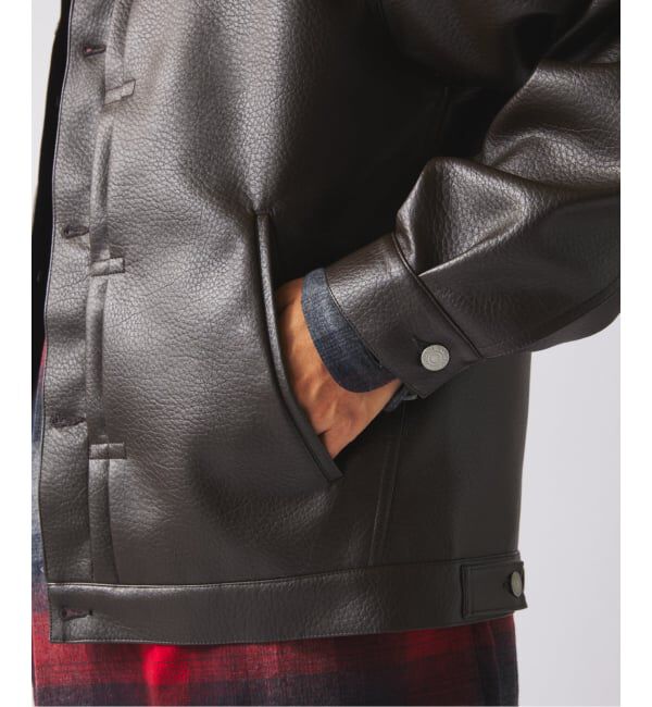 JOURNAL STANDARD relume「シンセティック レザー トラッカージャケット」|その他|