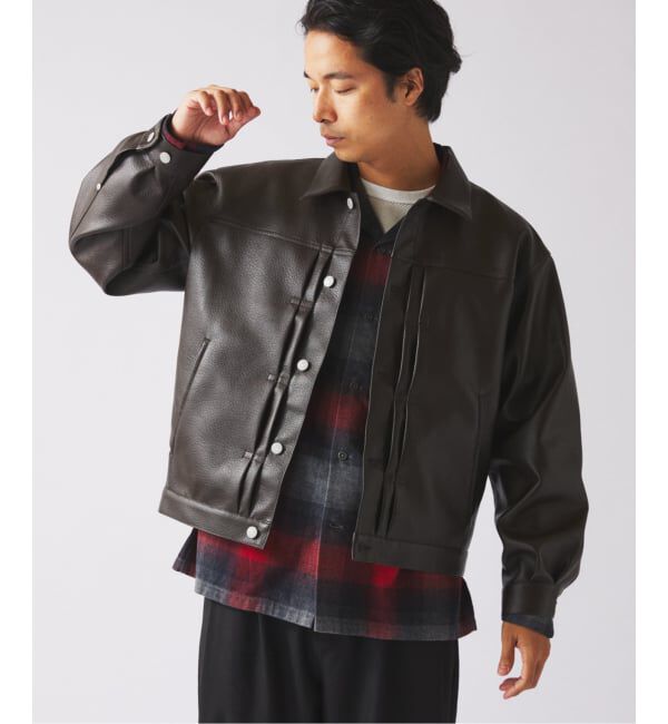 JOURNAL STANDARD relume「シンセティック レザー トラッカージャケット」|その他|
