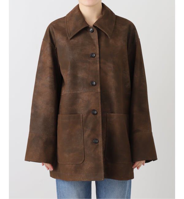 JOURNAL STANDARD「フロックフェイクレザーカバーオール」|その他|