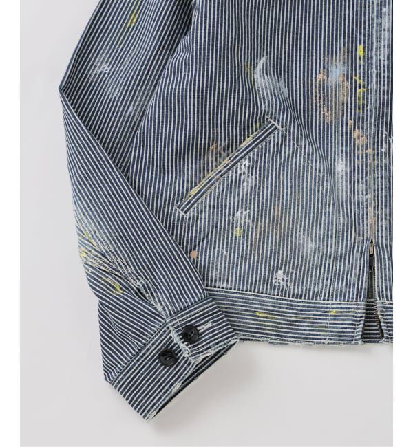 JOURNAL STANDARD「ヒッコリー ジップ アップ ワーク ジャケット」|その他|