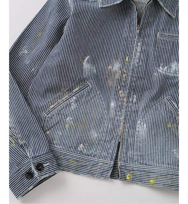 JOURNAL STANDARD「ヒッコリー ジップ アップ ワーク ジャケット」|その他|