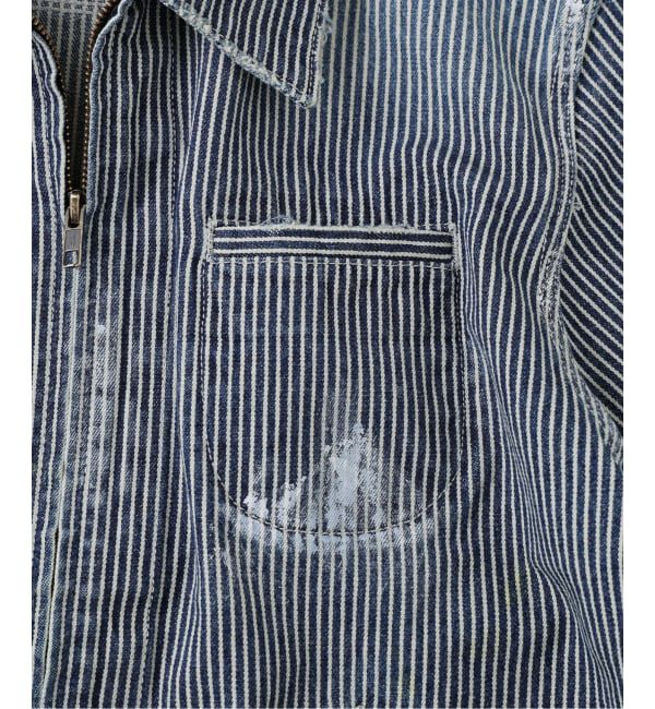 JOURNAL STANDARD「ヒッコリー ジップ アップ ワーク ジャケット」|その他|