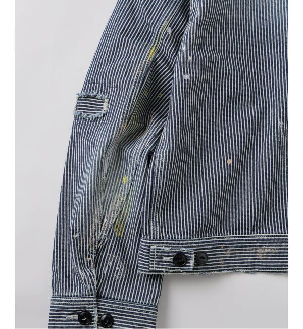 JOURNAL STANDARD「ヒッコリー ジップ アップ ワーク ジャケット」|その他|