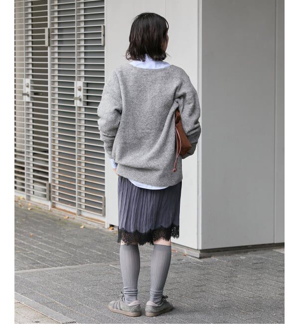 JOURNAL STANDARD「アルパカMIX LOOP DEEP Vプルオーバー」|ニット・セーター|