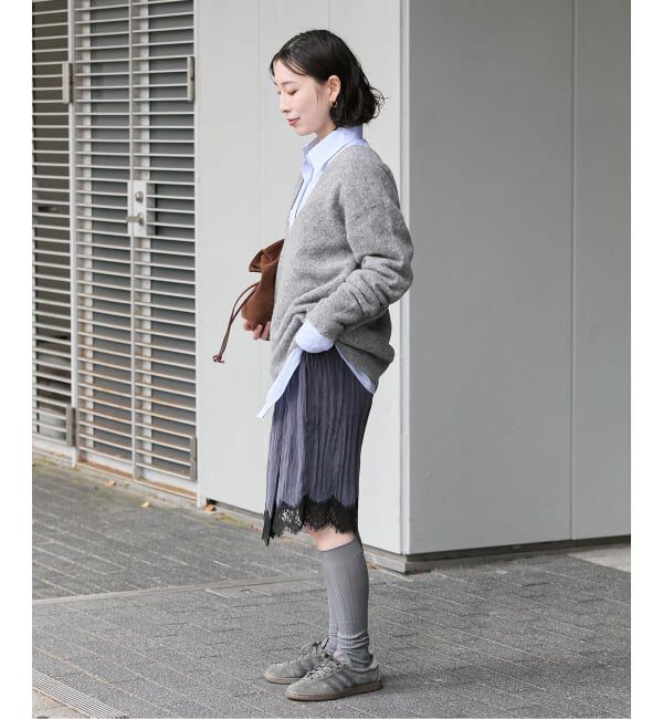 JOURNAL STANDARD「アルパカMIX LOOP DEEP Vプルオーバー」|ニット・セーター|