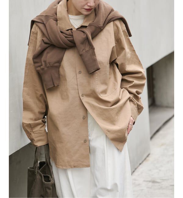 JOURNAL STANDARD「《予約》別注【ARMY TWILL/アーミーツイル】Cotton Linen Utility sh」|シャツ・ブラウス|