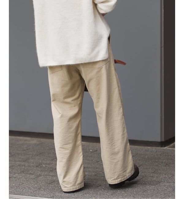 FRAMeWORK「≪一部カラーWEB限定≫ミリタリースラブバックサテンベイカーパンツ」|カーゴ|