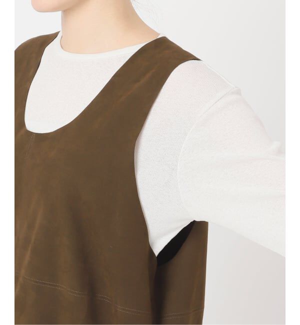 FRAMeWORK「フェイクスエードオーバータンク」|シャツ・ブラウス|