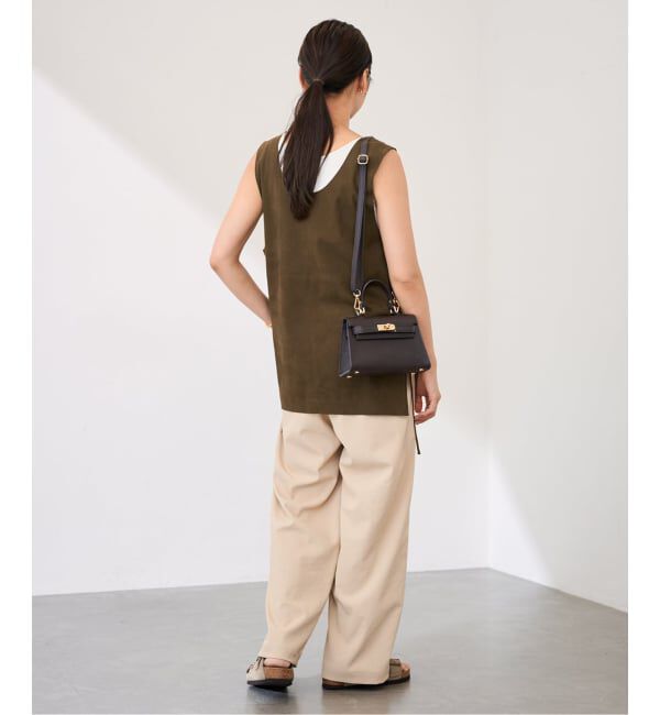 FRAMeWORK「フェイクスエードオーバータンク」|シャツ・ブラウス|