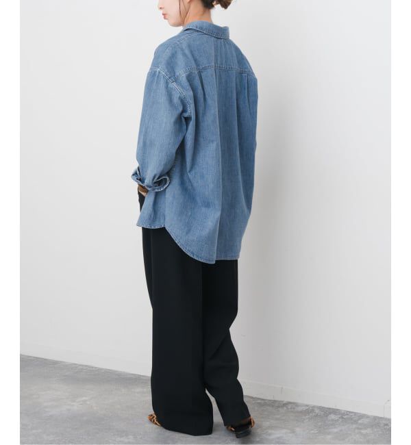 Spick and Span「ライトオンスデニムルーズシャツ」|シャツ・ブラウス|