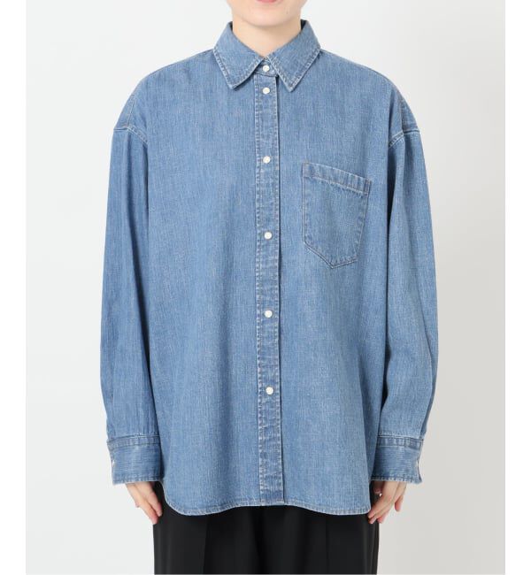 Spick and Span「ライトオンスデニムルーズシャツ」|シャツ・ブラウス|