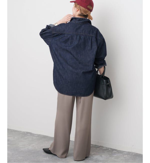 Spick and Span「ライトオンスデニムルーズシャツ」|シャツ・ブラウス|