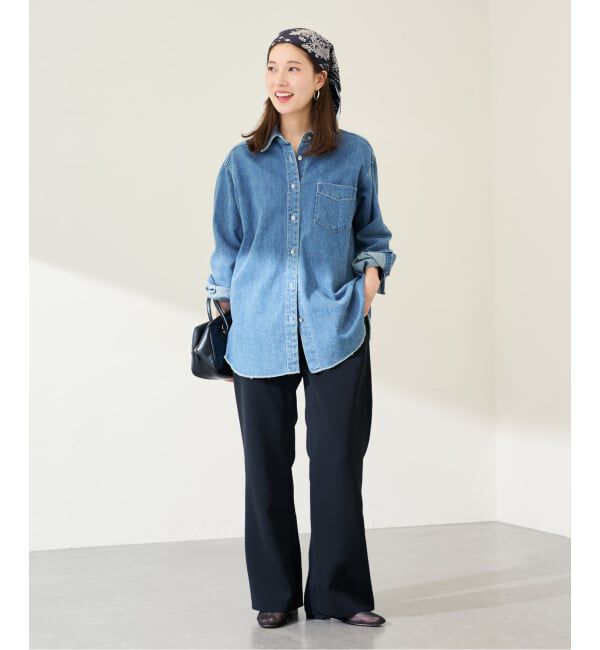 FRAMeWORK「manipuri/マニプリ　三角W65 スカーフ 45*96」|バンダナ・スカーフ|