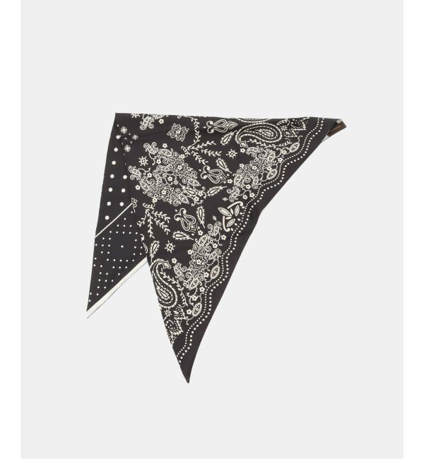 FRAMeWORK「manipuri/マニプリ　三角W65 スカーフ 45*96」|バンダナ・スカーフ|