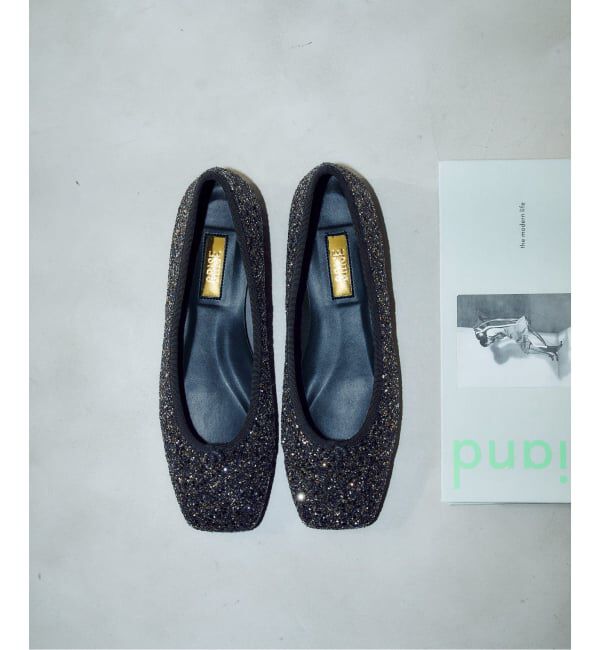 GRISE「《追加》GRISEスクエアグリッターフラット」|その他|ネイビー