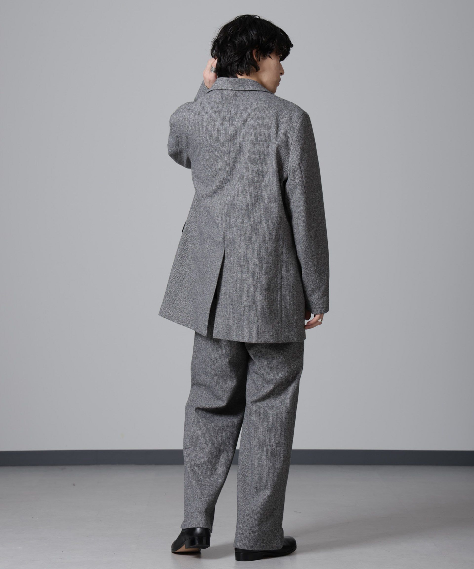 nano･universe「ツイードライク ドレストラウザー」|チノ|