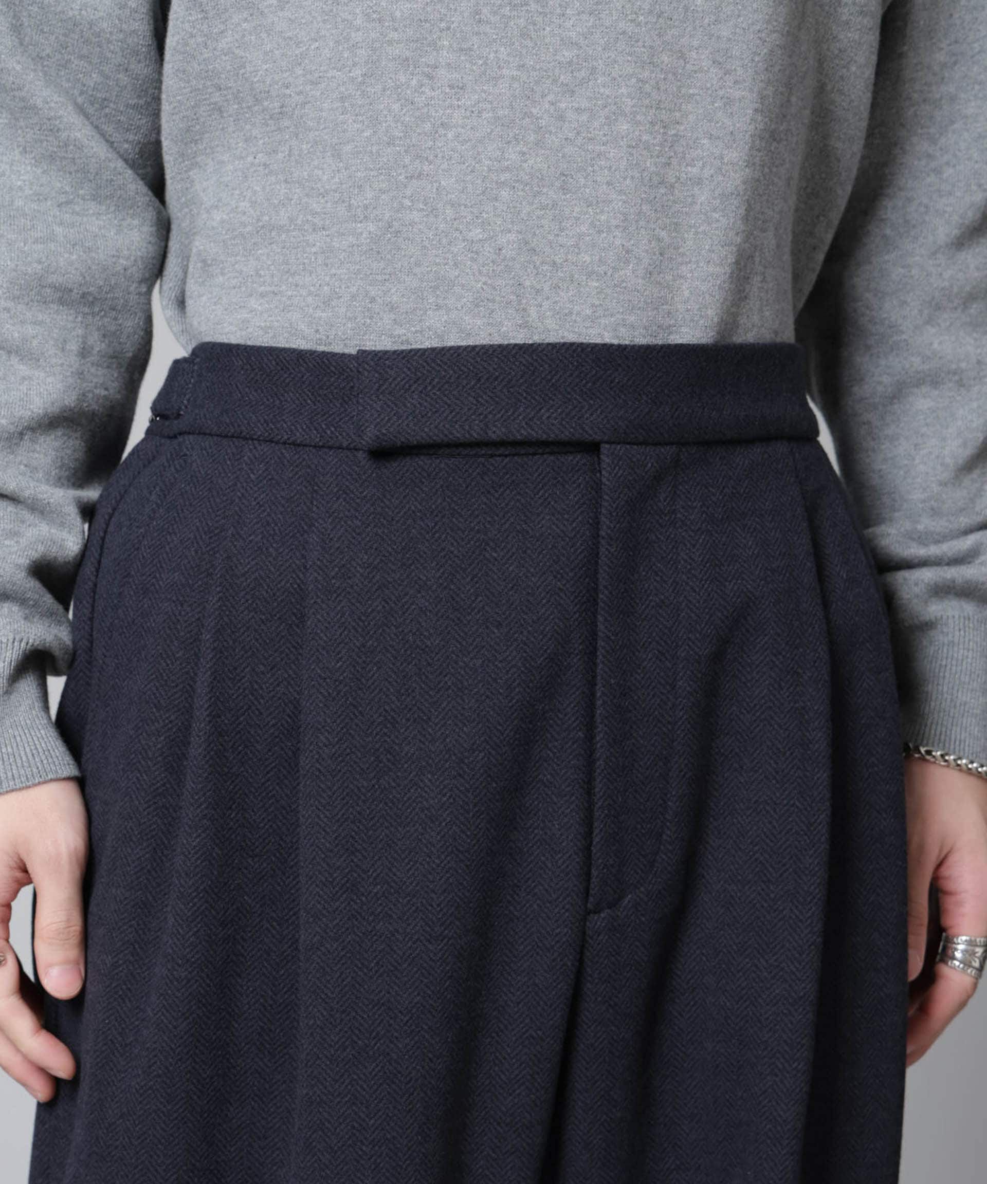 nano･universe「ツイードライク ドレストラウザー」|チノ|