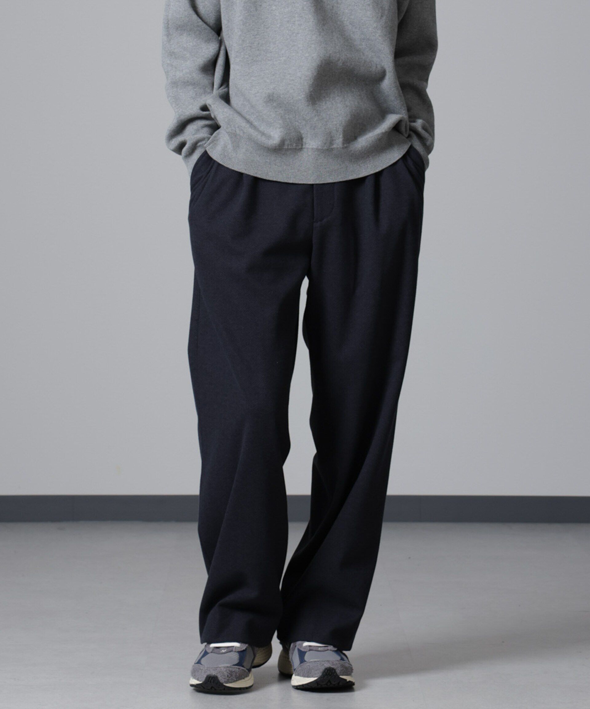 nano･universe「ツイードライク ドレストラウザー」|チノ|