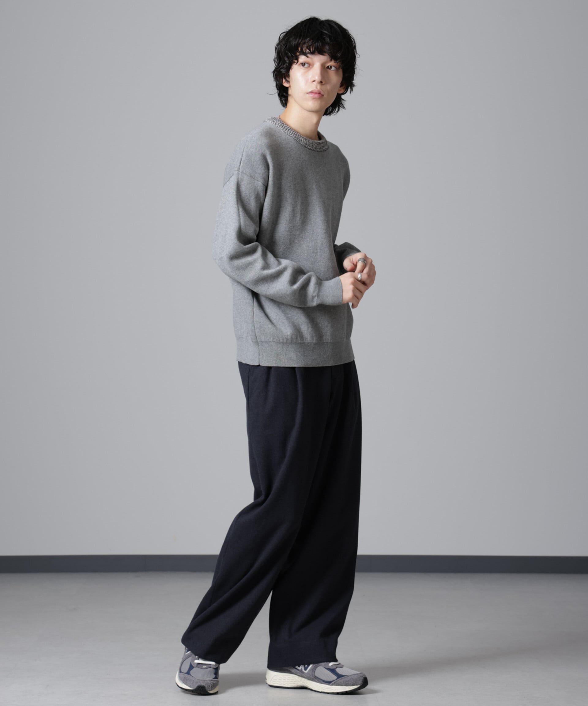 nano･universe「ツイードライク ドレストラウザー」|チノ|