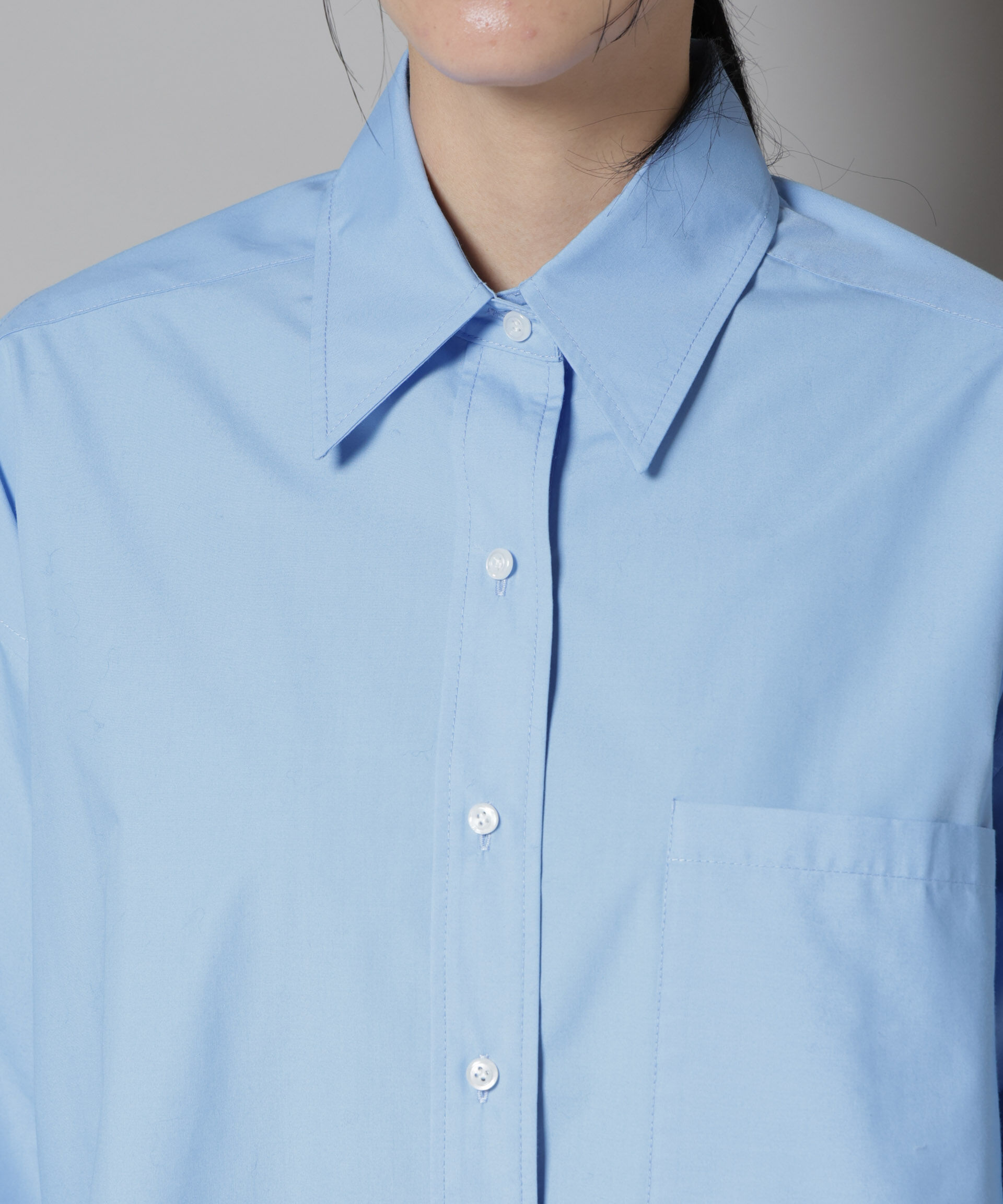 nano･universe「バッククロスオーバーシャツ」|シャツ・ブラウス|