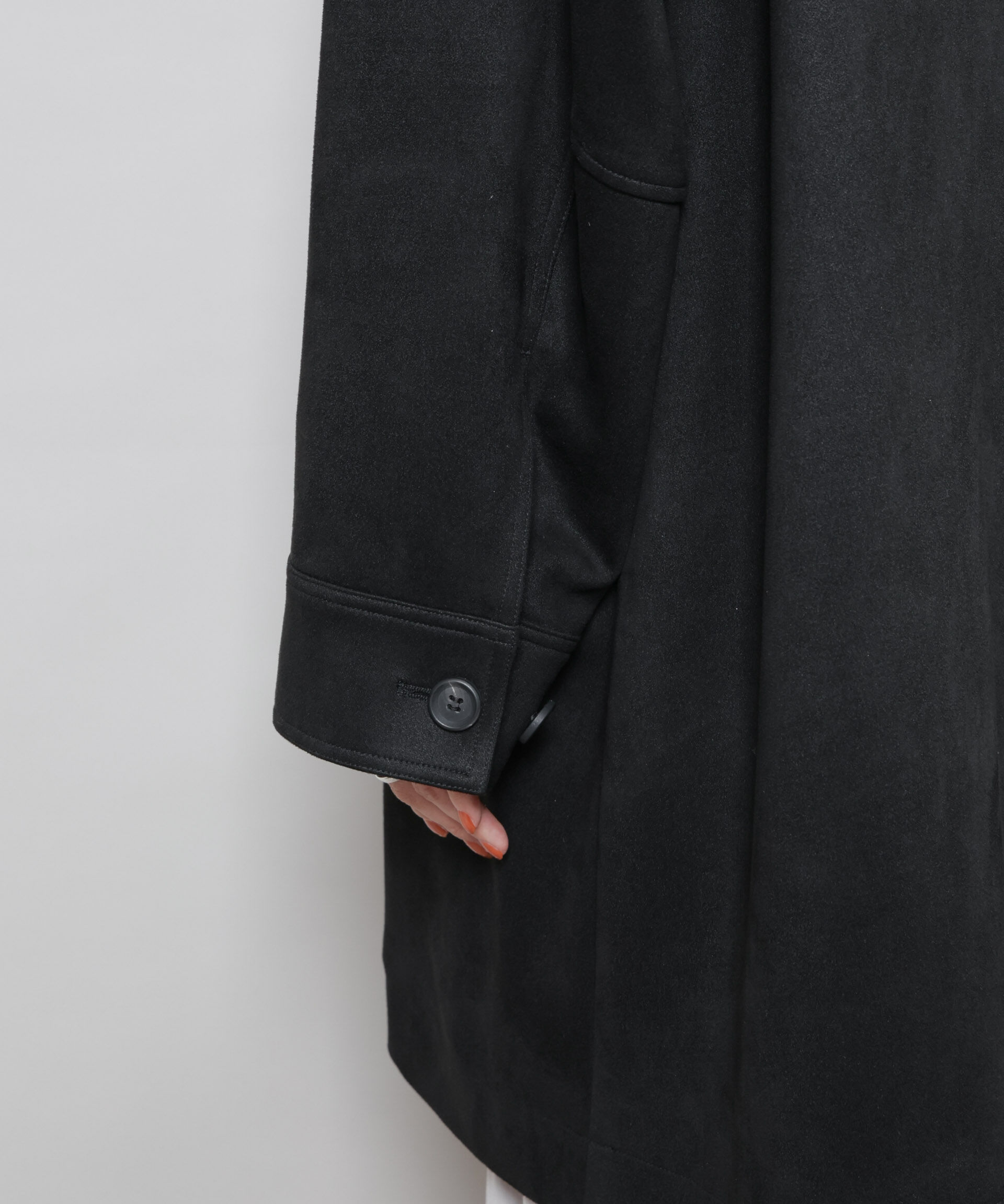 nano･universe「フェイクスエードAラインミドルコート」|その他|