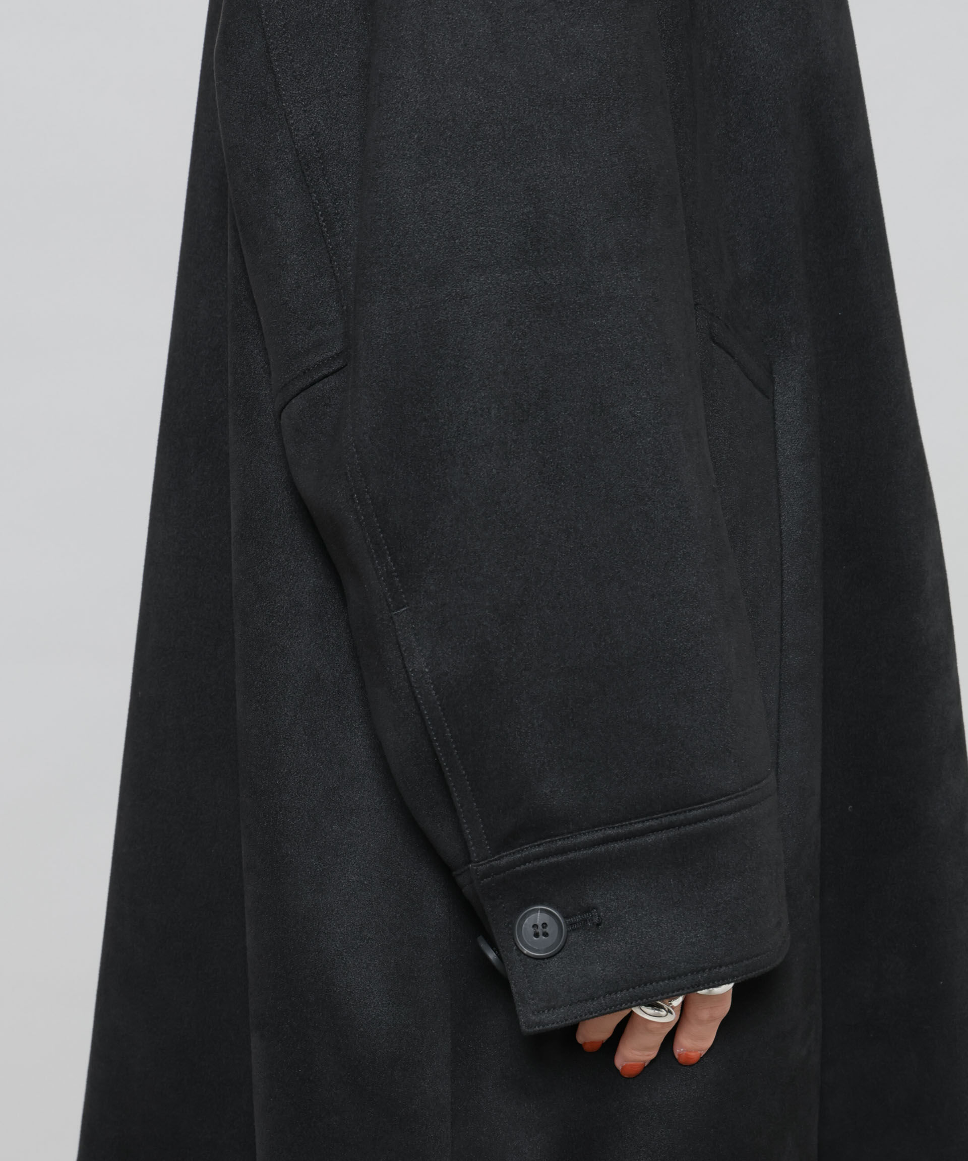 nano･universe「フェイクスエードAラインミドルコート」|その他|