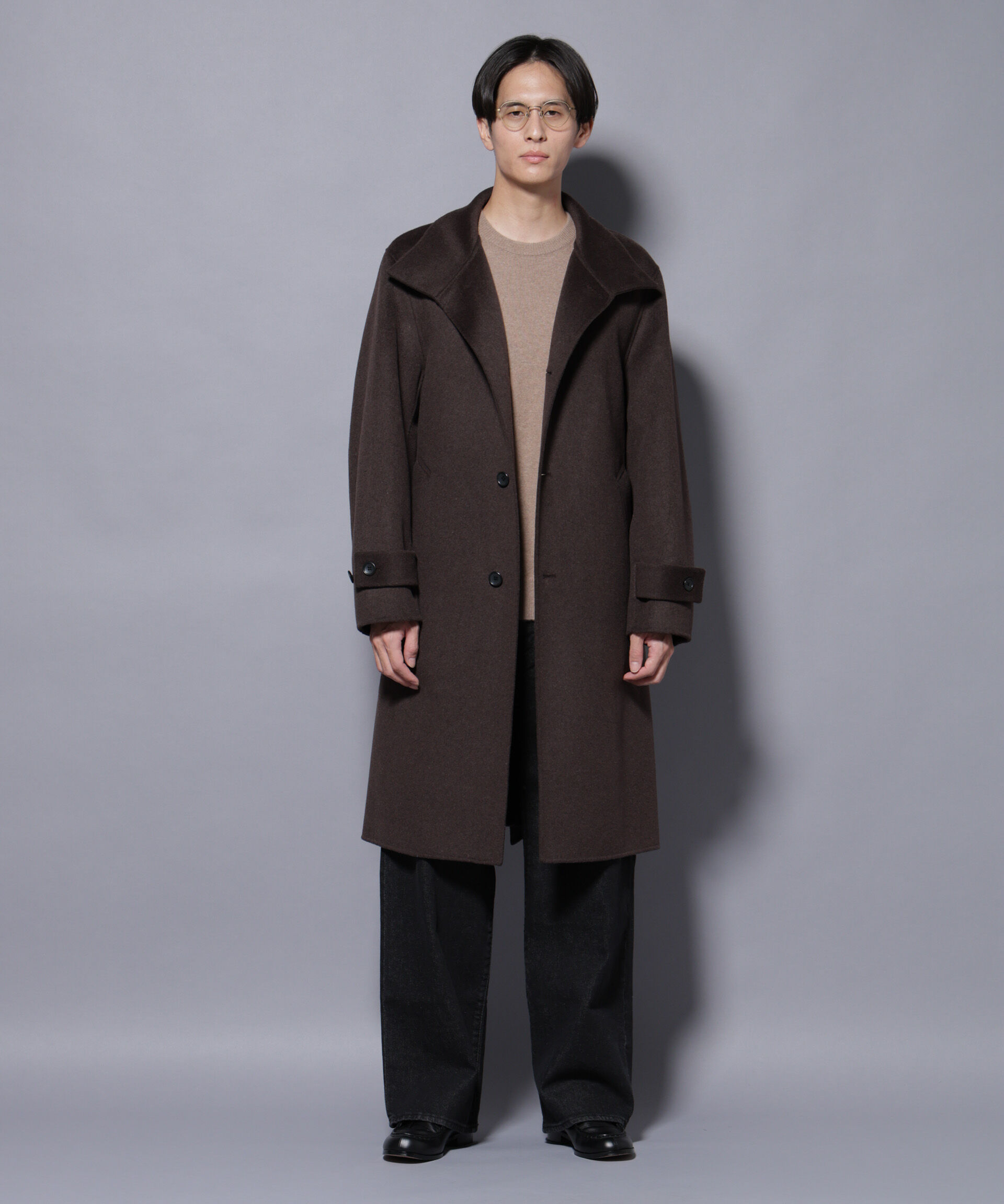 nano･universe「ウールリバースタンドベルテッドコート」|その他|