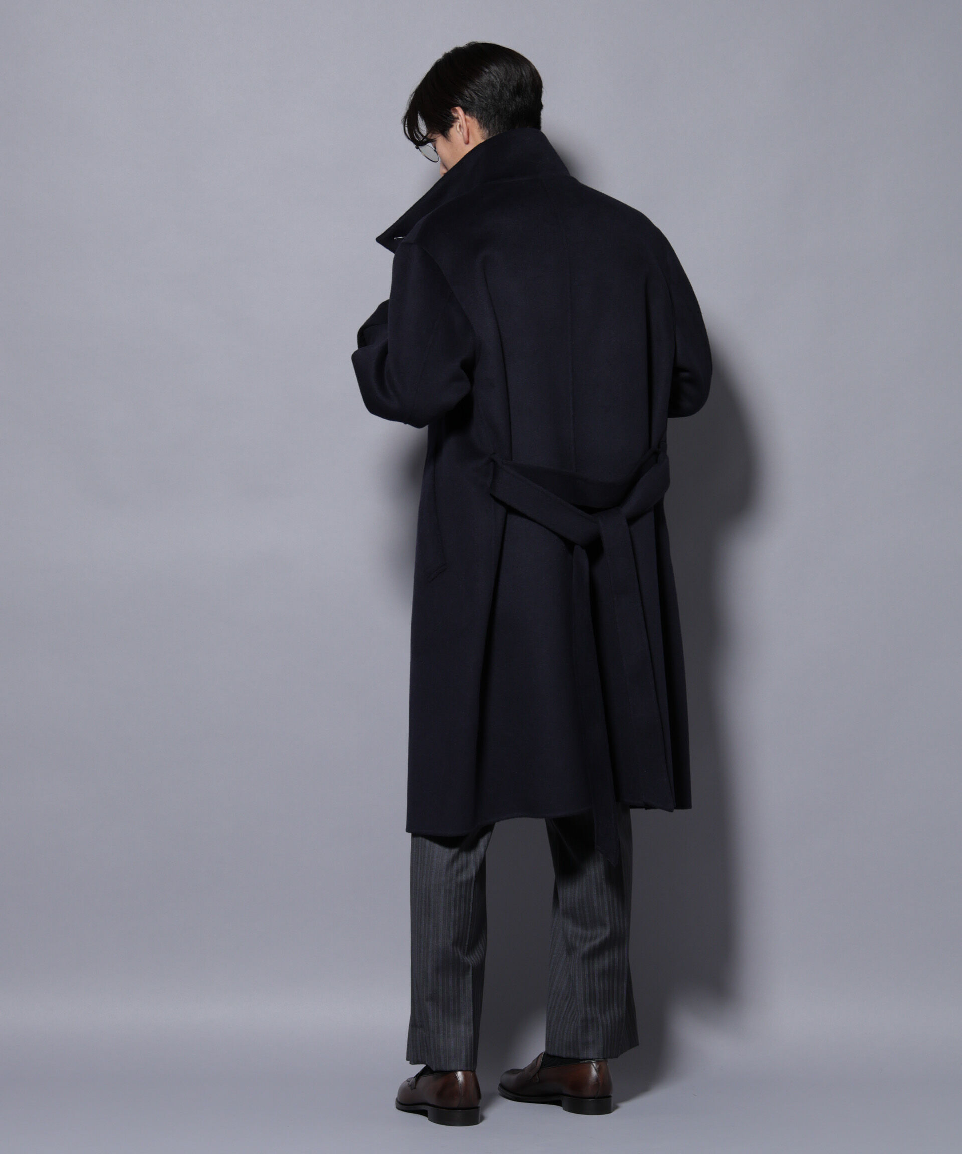 nano･universe「ウールリバースタンドベルテッドコート」|その他|