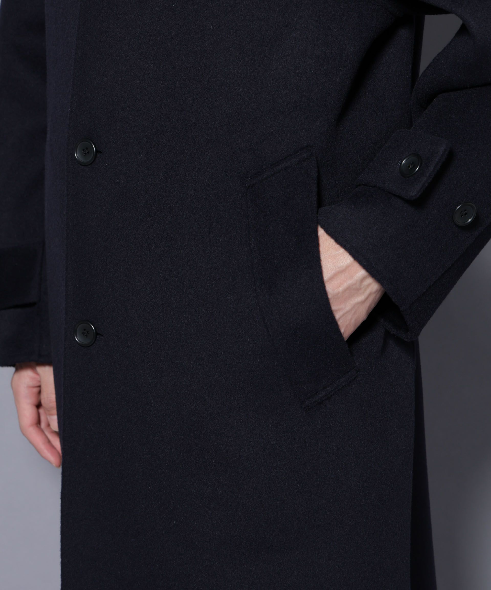 nano･universe「ウールリバースタンドベルテッドコート」|その他|