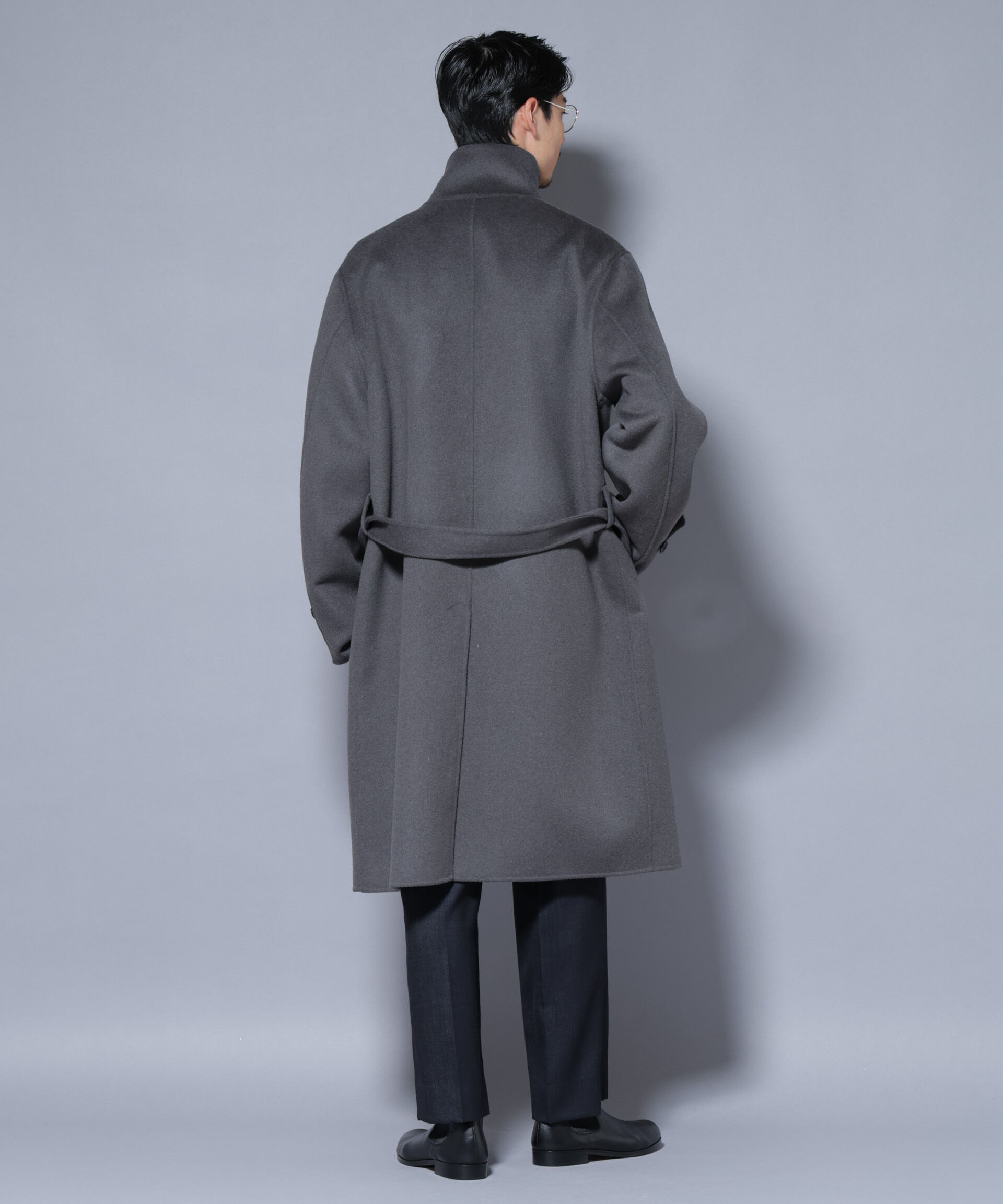 nano･universe「ウールリバースタンドベルテッドコート」|その他|