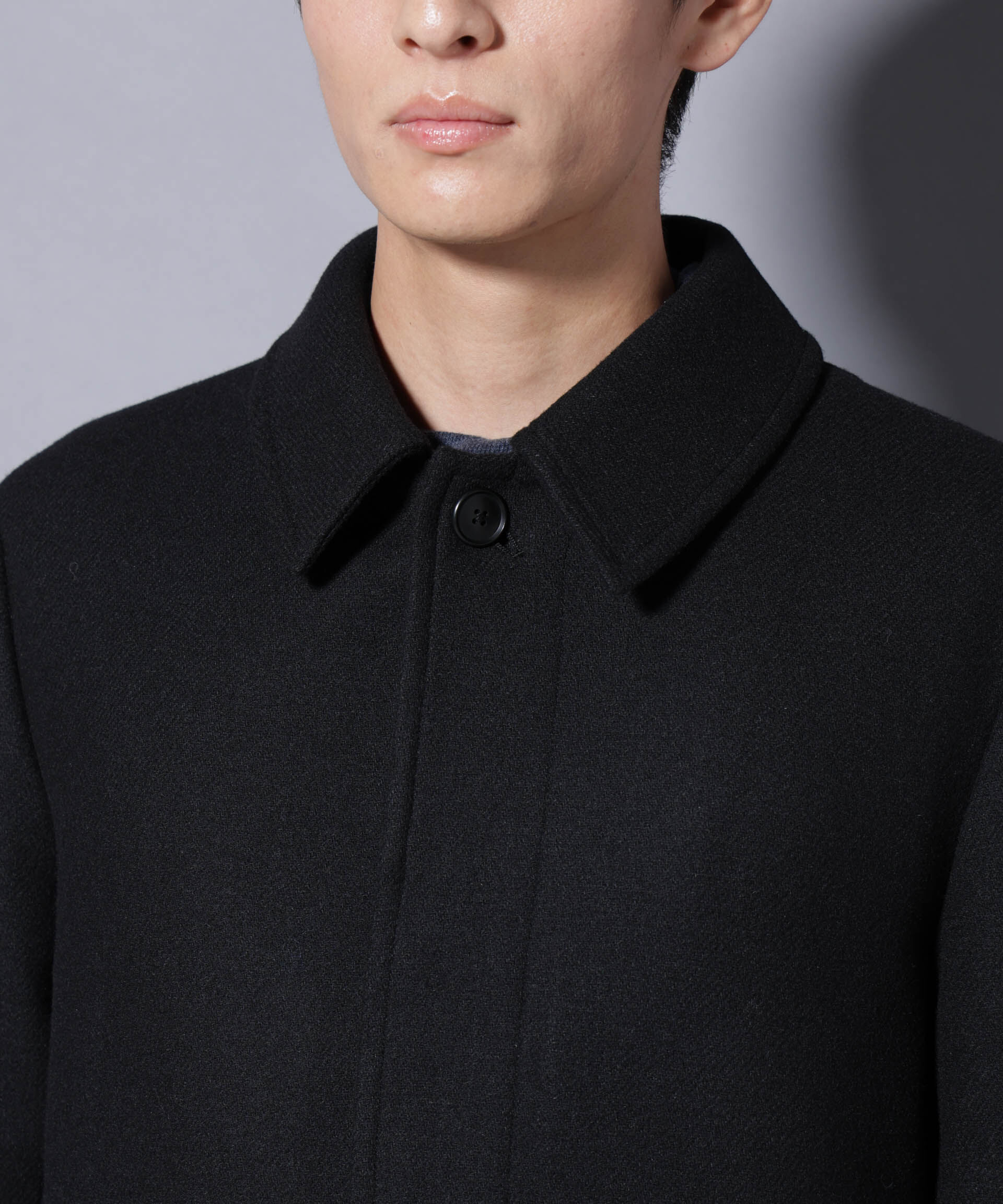 nano･universe「ウール/Nメルトンステンカラーコート」|その他|