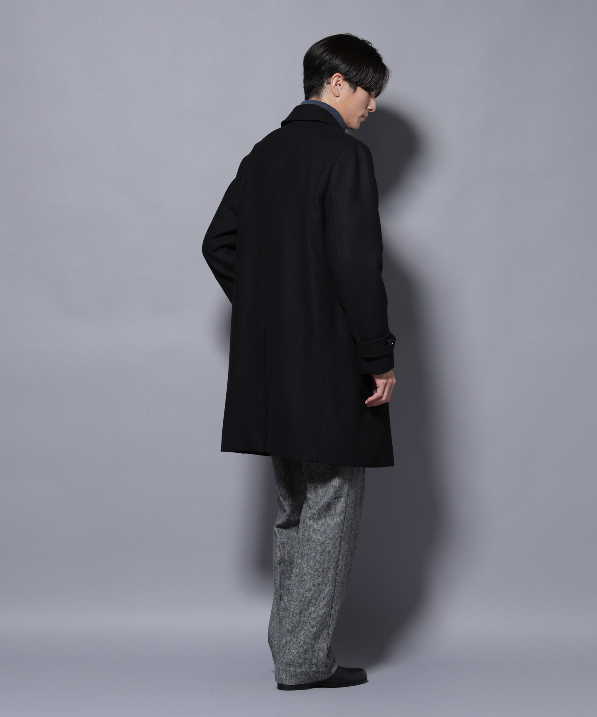 nano･universe「ウール/Nメルトンステンカラーコート」|その他|