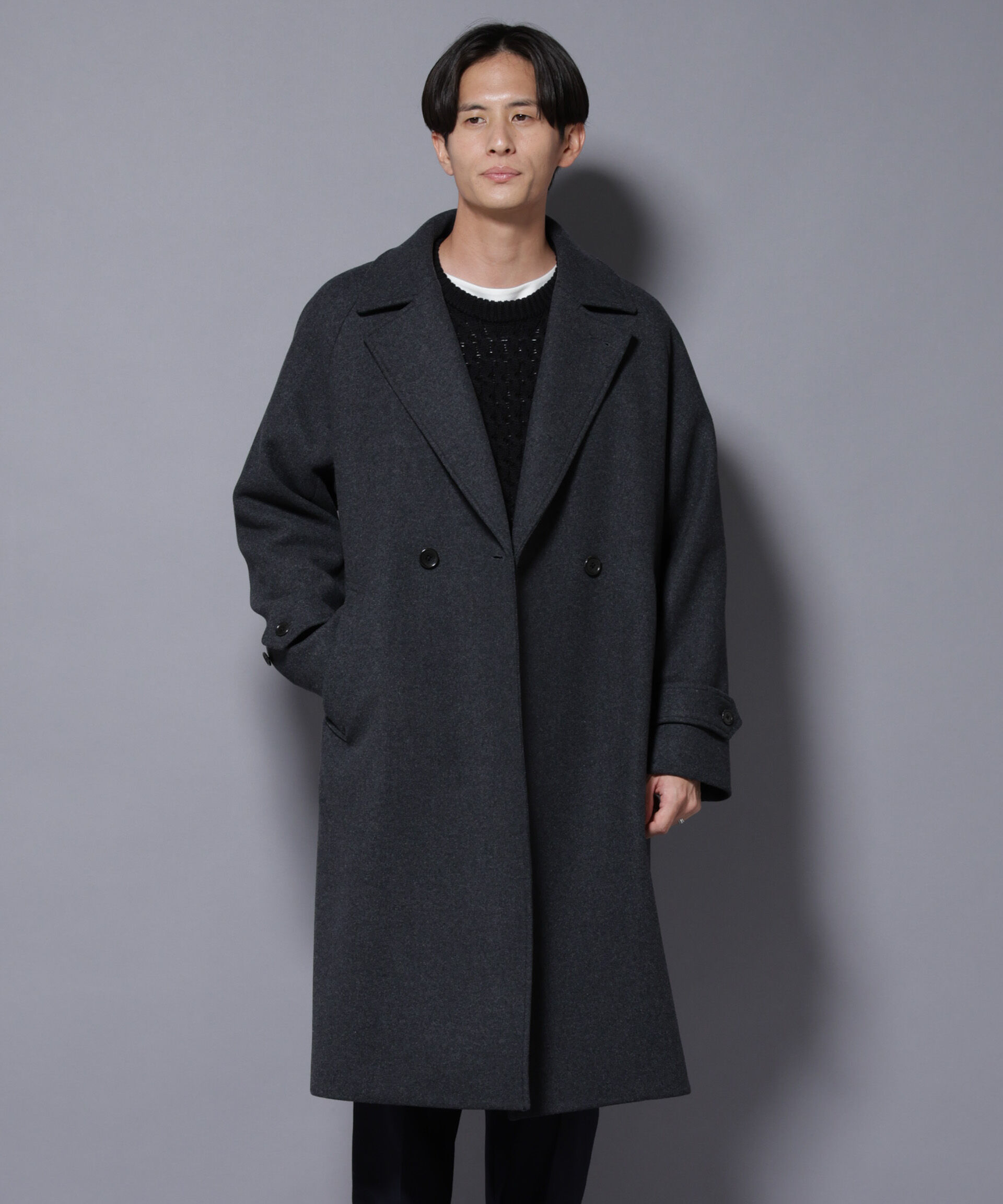 nano･universe「ウールカシミヤメルトンダブルコート」|その他|