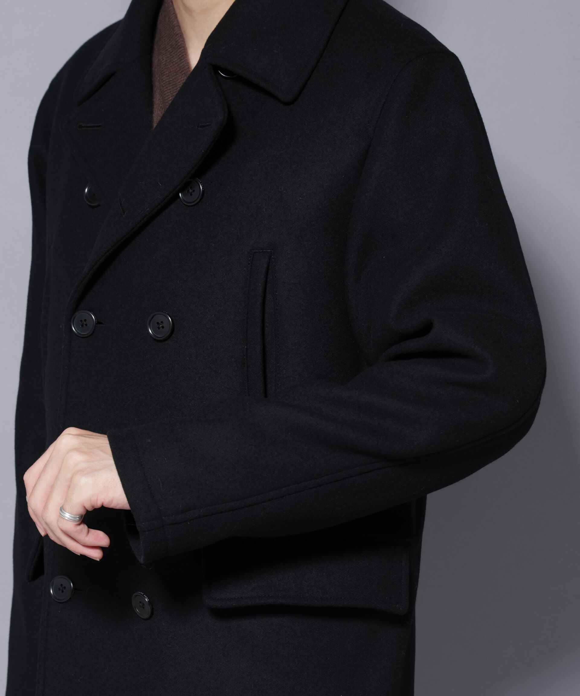 nano･universe「ウールカシミヤメルトンPコート」|その他|