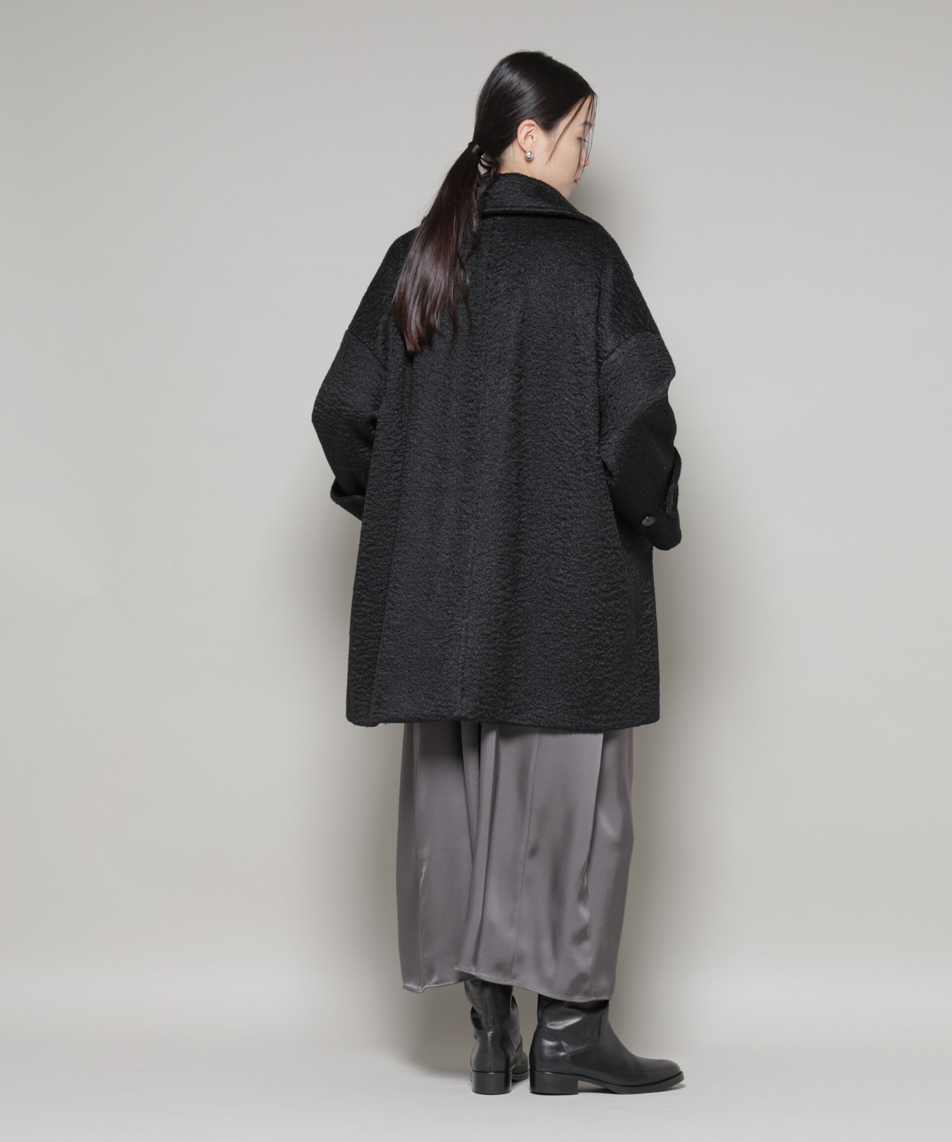 nano･universe「ブークレスタンドカラーミドルコート」|その他|