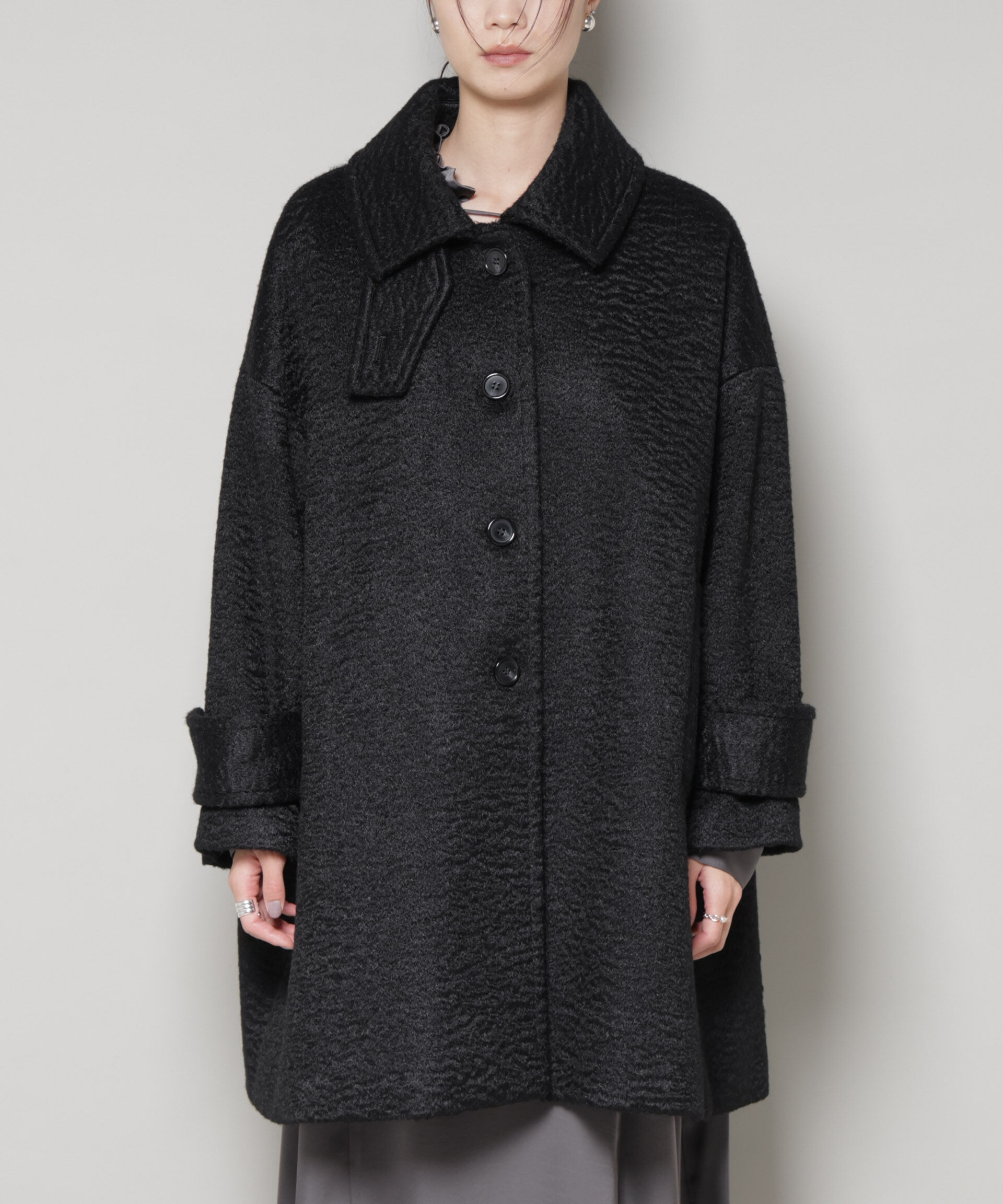 nano･universe「ブークレスタンドカラーミドルコート」|その他|