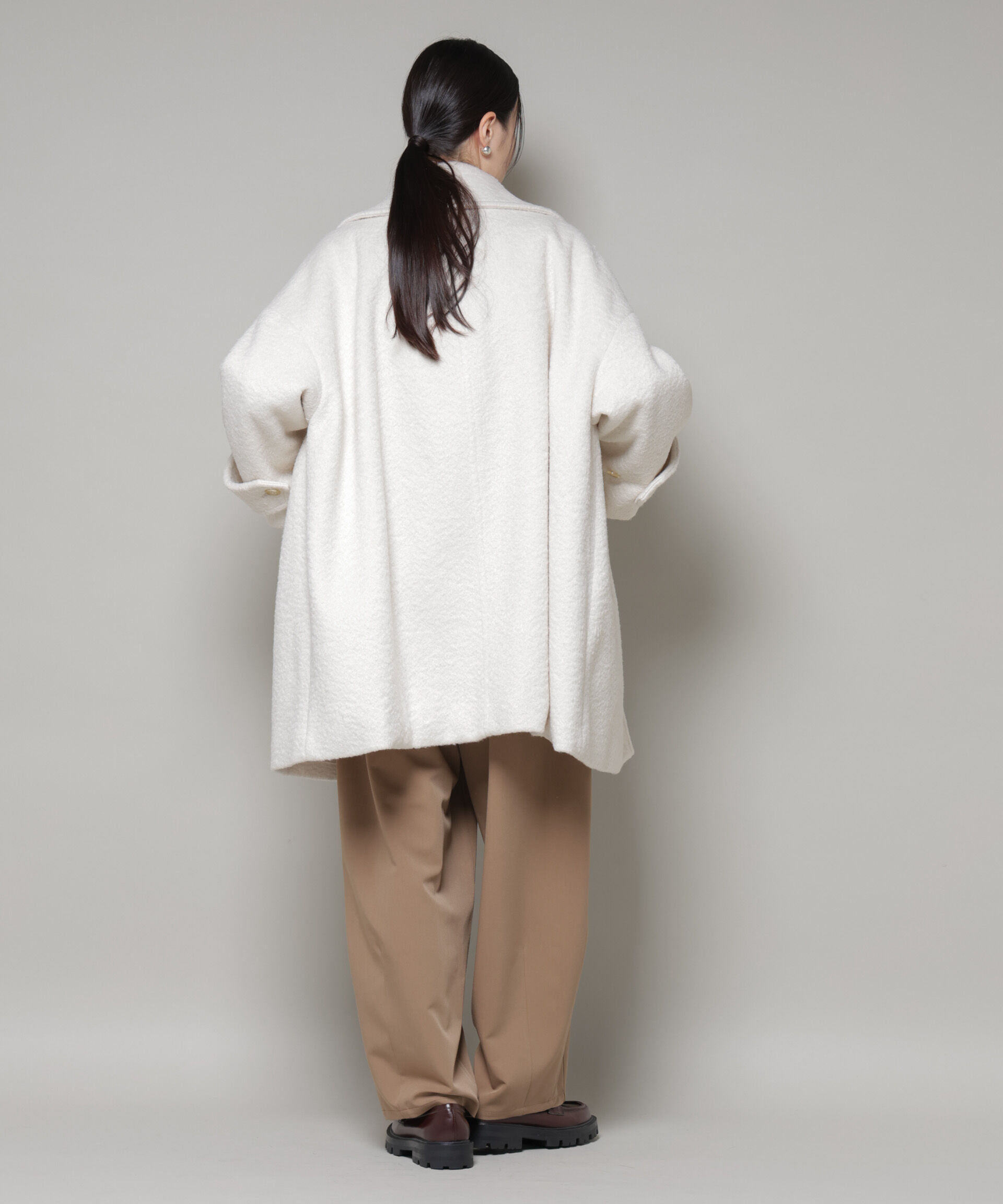 nano･universe「ブークレスタンドカラーミドルコート」|その他|