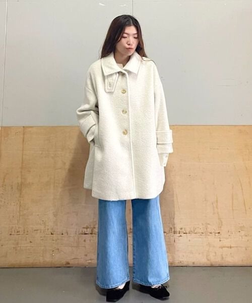 nano･universe「ブークレスタンドカラーミドルコート」|その他|