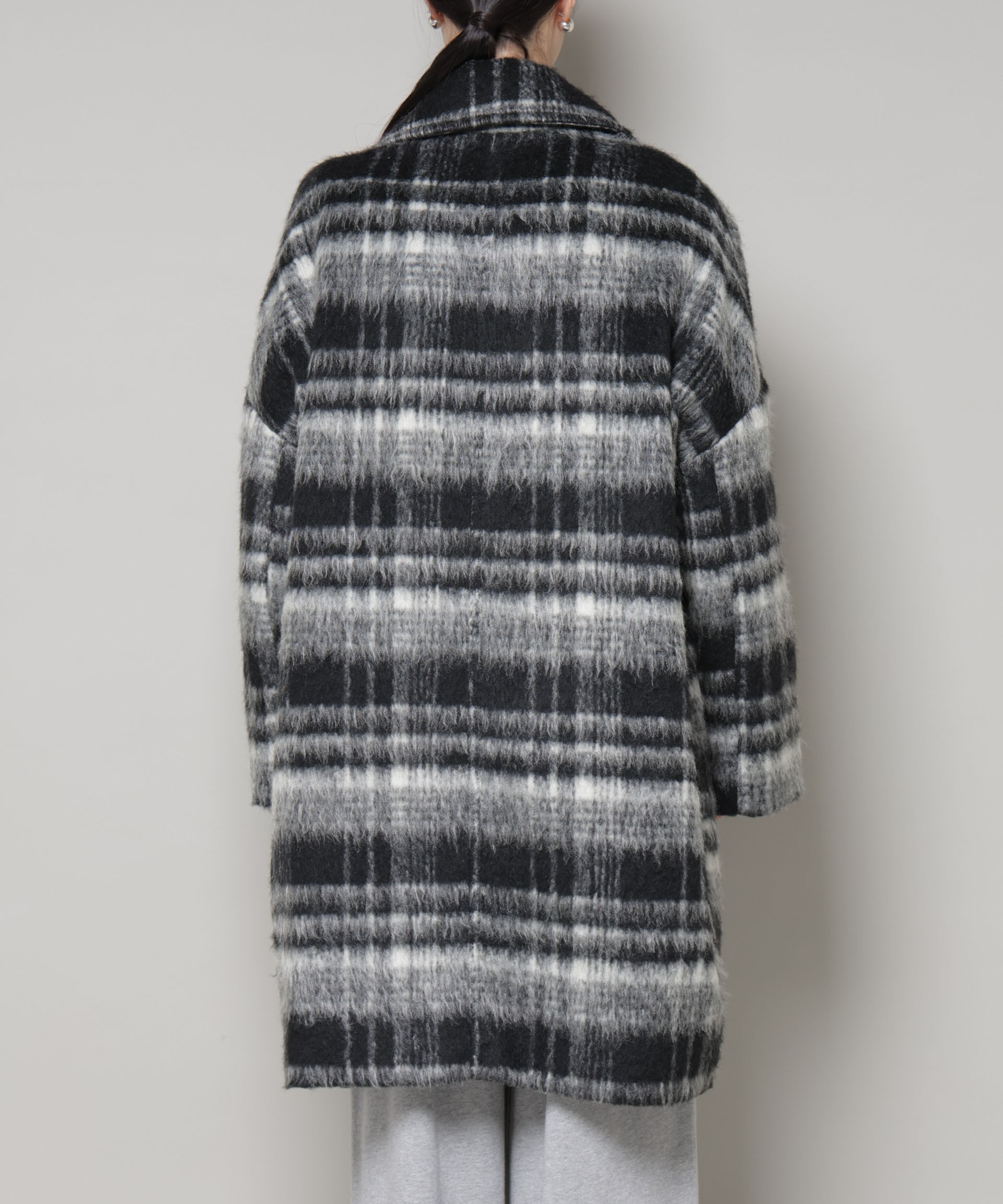 nano･universe「シャギーチェックコート」|その他|