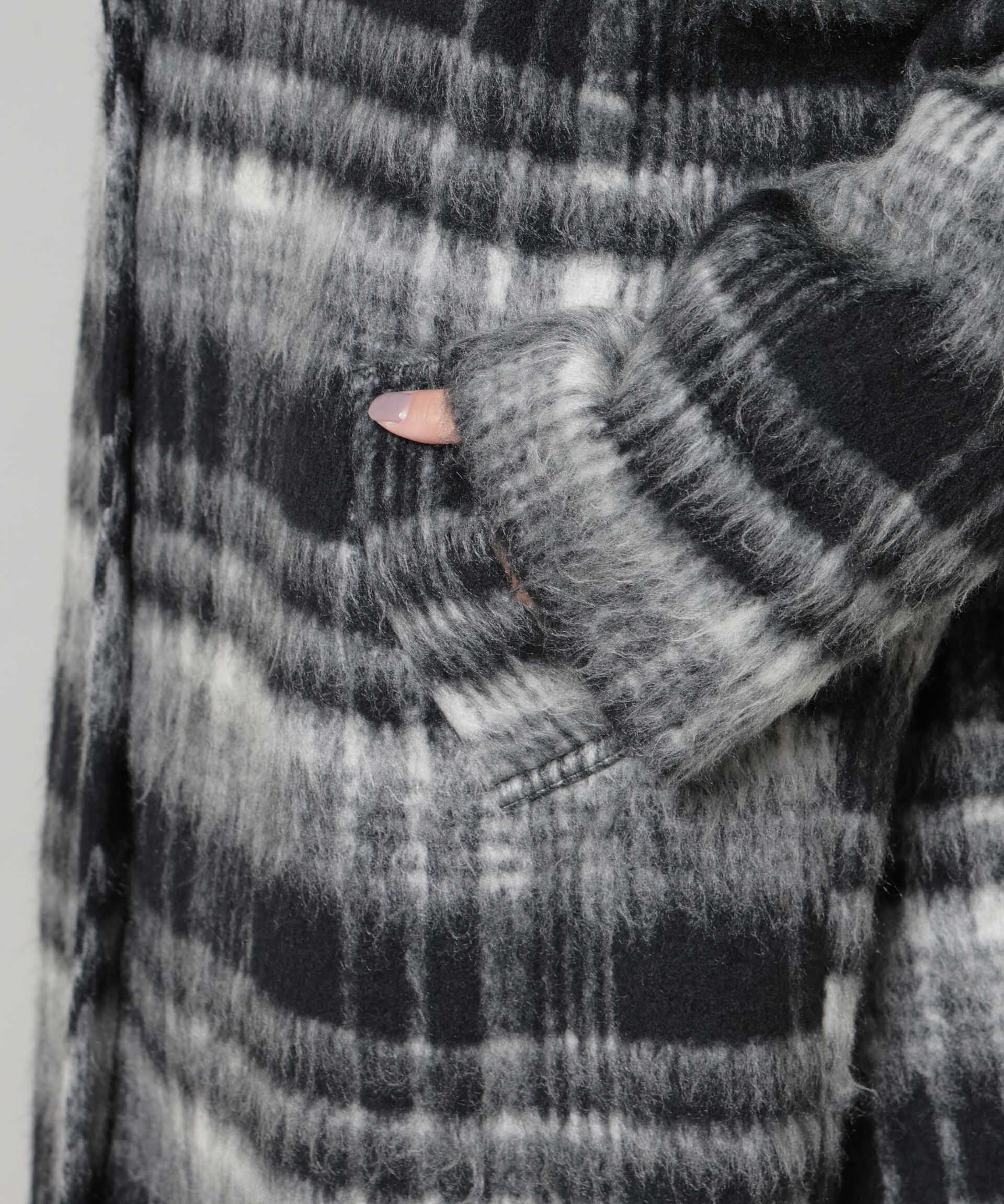 nano･universe「シャギーチェックコート」|その他|