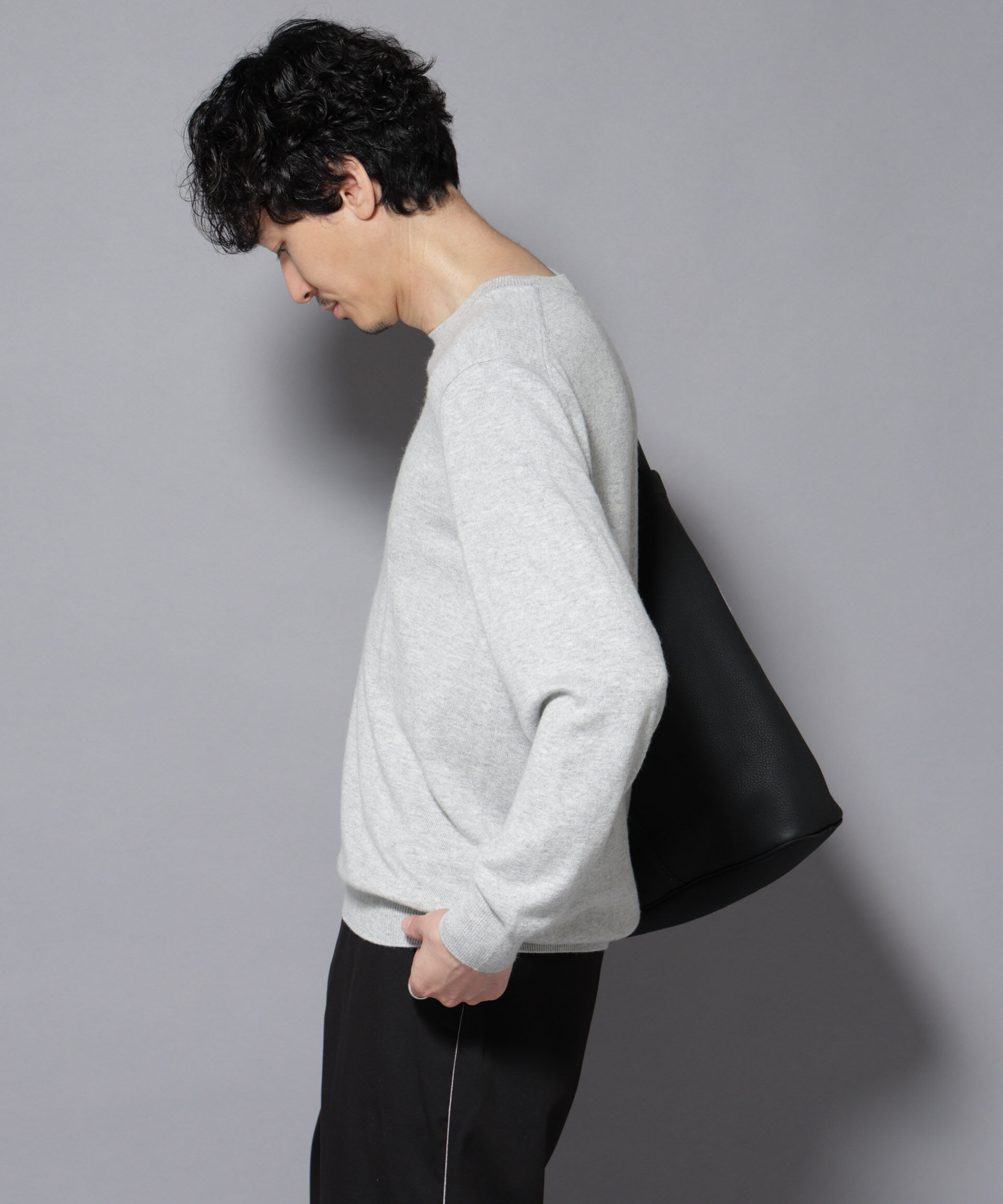 nano･universe「カシミヤミックスクルーネックニット」|ニット・セーター|