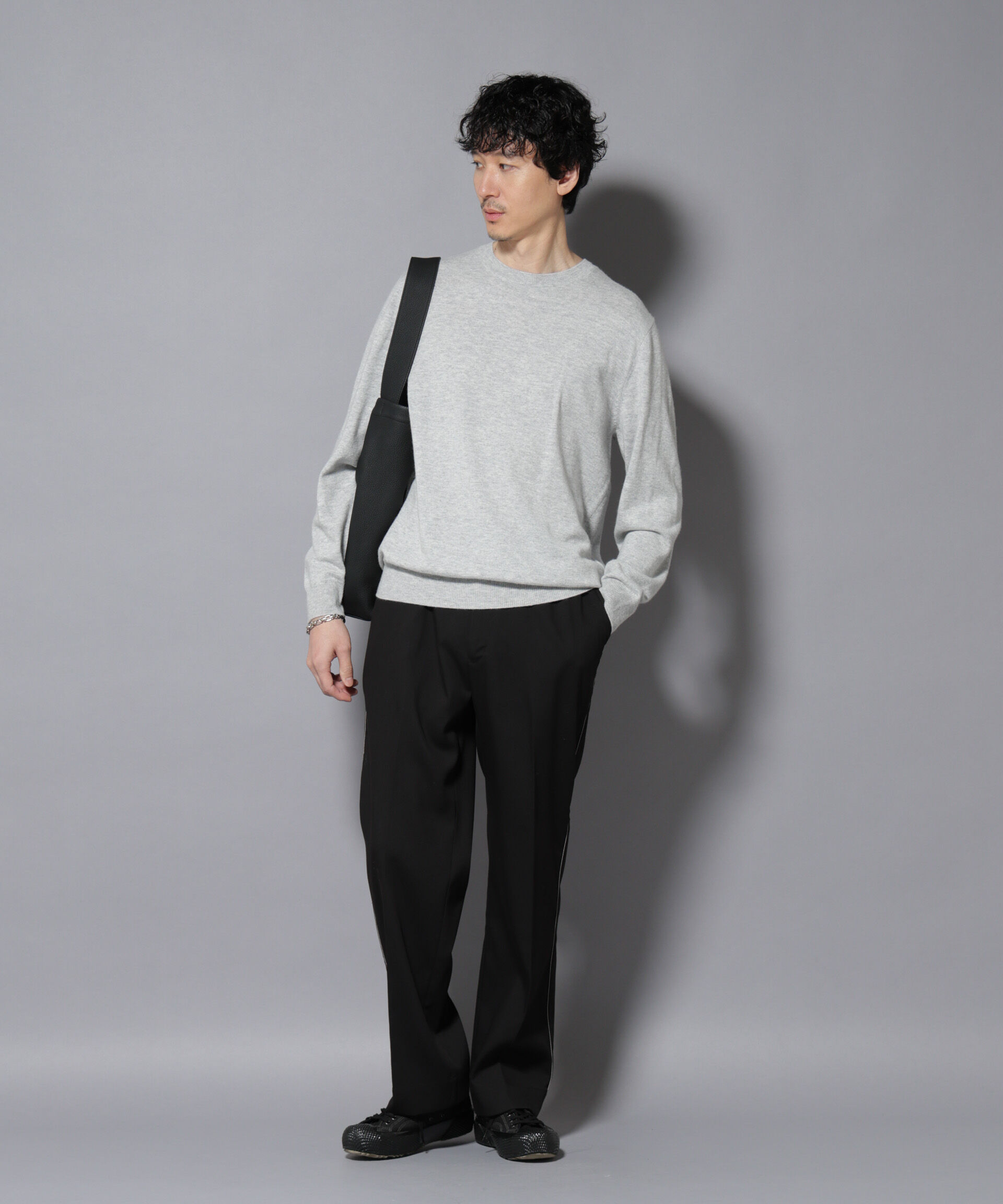 nano･universe「カシミヤミックスクルーネックニット」|ニット・セーター|