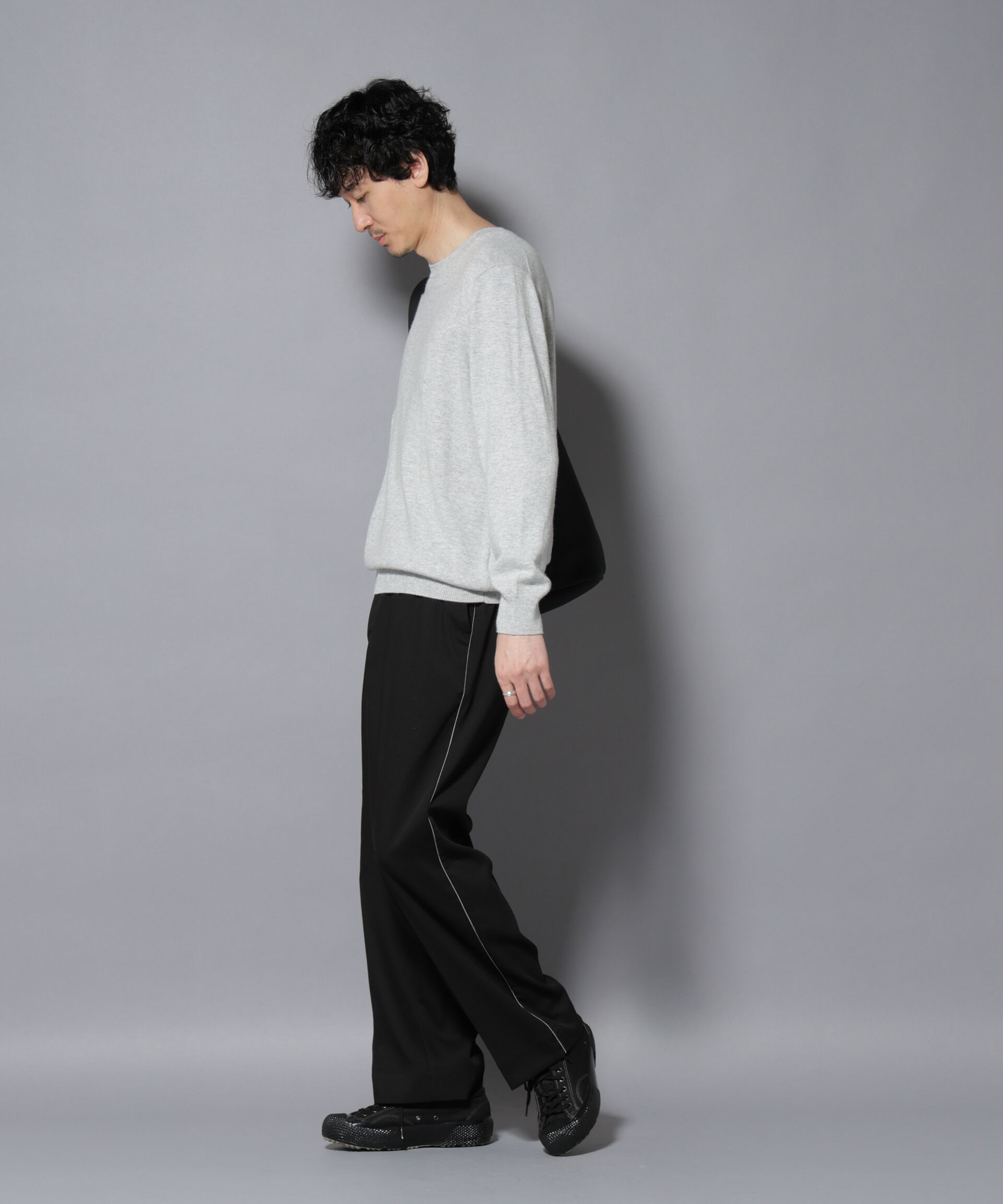 nano･universe「カシミヤミックスクルーネックニット」|ニット・セーター|