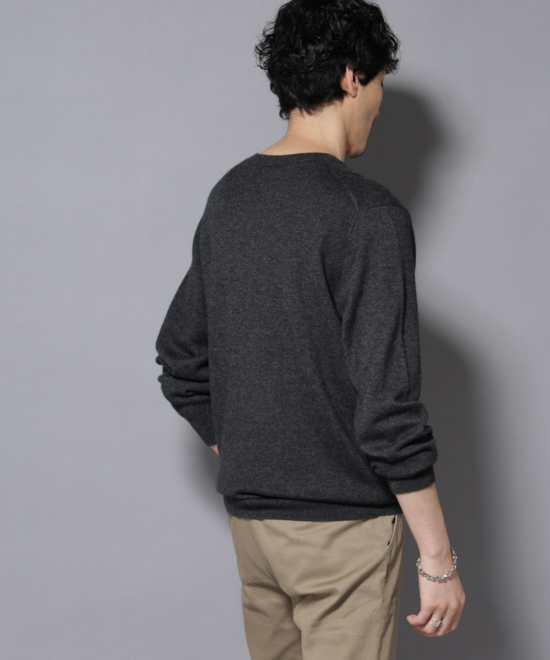 nano･universe「カシミヤミックスクルーネックニット」|ニット・セーター|